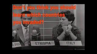 1958 High school exchange students  Brazil Ethiopia Italy S  Africa   How do you view Americans