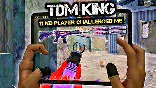 11 KD PLAYER CHALLENGED TDM KING   IPAD PRO 120 FPS PUBG MOBILE HANDCAM