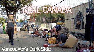 STREET LIFE in CANADA  Vancouvers Unhoused Problem on E Hastings