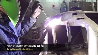 Lamborghini Diablo Carrozzeria Kotflügel Reparatur Schweißkurse bei Mobylas