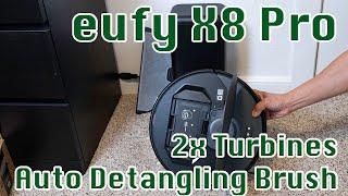 eufy Clean X8 Pro Robot Vacuum Cleaner Review  Hair Free Hand Free Cleaning