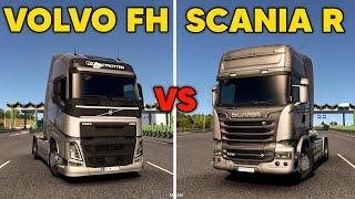 SCANIA R 730 VS VOLVO FH 750 - Which is the Fastest? - ETS2