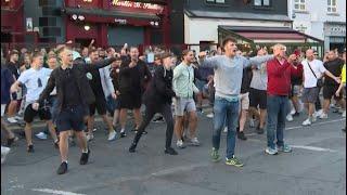 Football fans arrested in Dublin after Englands 2-0 win over Ireland  AFP