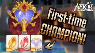 CHAMPION This is how I got the highest PvP Rank - AFK Journey