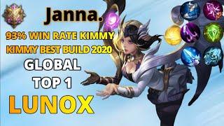 LUNOX BEST BUILD 2020  GLOBAL TOP 1 LUNOX BY Janna.  MOBILE LEGENDS BANG BANG