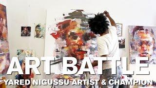 Art Battle Yared Nigussu - Artist & Champion