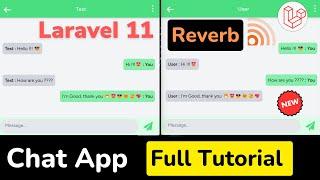 Laravel Reverb Chat App Tutorial Build Your Own Chat Application HINDI