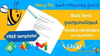 How to  Bulk send invoice reminders  Personalise emails  Apps Script  Gmail  Google sheets