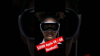 Apple AR VR XR Headset Details PRICE RELEASE Style #vr #apple #shorts