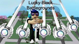 Lucky Block Battlegrounds But With Only The Ivory Periastron - Roblox