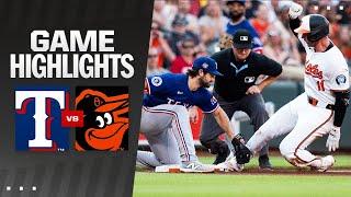 Rangers vs. Orioles Game Highlights 62724  MLB Highlights