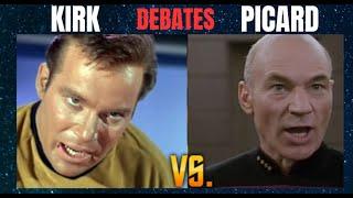 Star Trek Debate Captain Kirk VS Captain Picard Best Dialogue Lines