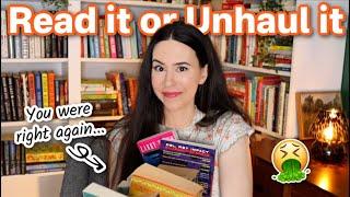 Reading Books You Think Ill Hate  Read it or Unhaul it Vlog 2024