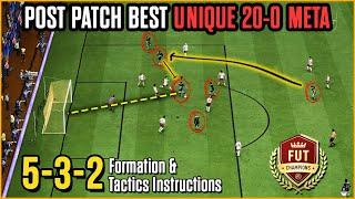 532 is absolutely the BEST 5 back META now 5-3-2 20-0 tactics & instructions for FC24 #eafc24