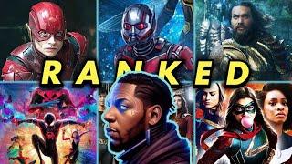 All 10 2023 Comic Book Movies RANKED BY ANTICIPATION