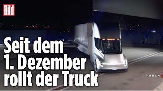 Tesla-Boss Elon Musk stellt seinen Mega-Lkw vor