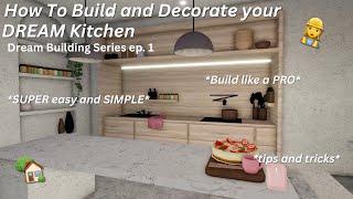 ‍ How to build and Decorate your DREAM kitchen *SUPER EASY*