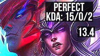 YONE vs SYNDRA MID  1502 Legendary 7 solo kills 700+ games  EUW Master  13.4