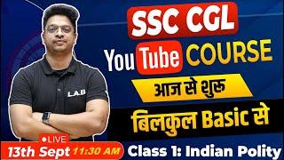 Indian Polity for SSC CGL 2022  Complete Indian Polity Topic Wise  Syllabus & Strategy by Aman Sir