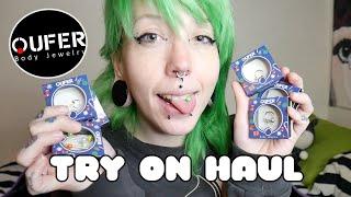 Oufer Body Jewelry Try On Haul  Oufers Giant Black Friday Sale