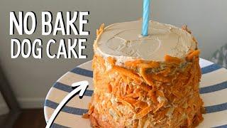 No Bake Dog Cake Recipe  Easy Birthday Dog Cake  How To Make Cake for Dogs  Paola Santana