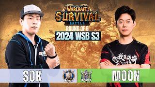 WC3 Sok vs Moon ️ Warcraft Survival Battle 2024 ️ WarCraft 3 Reforged