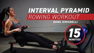 Interval Pyramid Rowing Workout - Intermediate  15 Minutes