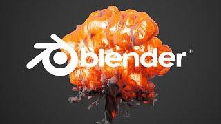 Realistic explosion effects in blender