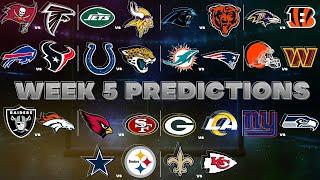 NFL Week 5 Predictions