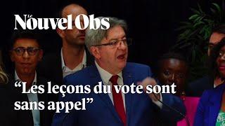 Mélenchon appelle Macron à « sincliner » après les résultats du second tour des législatives