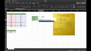 How to Interpolate in Excel Equation FORECAST TREND