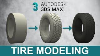 Tire Modeling  3ds Max Tutorial