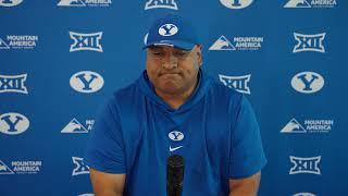 Kalani Sitake  BYU Football  Media Availability  BYE  September 30 2024