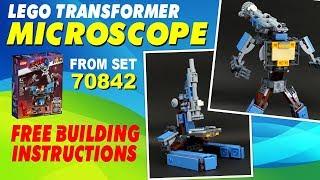 Microscope Transformer from LEGO Movie set 70842 Emmets couch mech