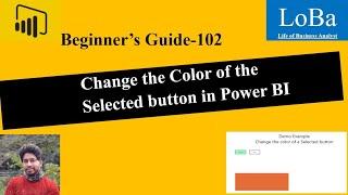 Power BI Change Button Color on Selection  Make Button look like slicer  Fill Buttons with Color