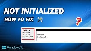 How to Fix External Hard Drive Not Initialized