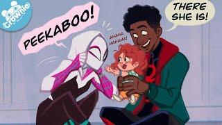 Miles and Gwen Get A New Job  Spiderverse Comic by Soposiii