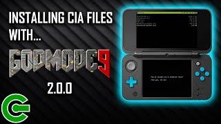 INSTALLING CIA FILES WITH GODMODE9 2.0.0  MUST WATCH