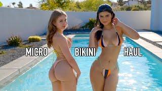 MICRO BIKINI TRY-ON HAUL WITH MY GIRLFRIEND