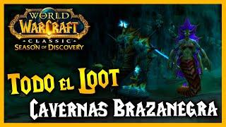  Todo el LOOT de la BANDA Cavernas Brazanegra  Epicos Set Armas... WoW Season of Discovery