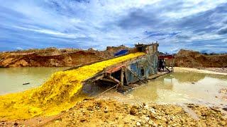 MENJELAJAH DUNIA TAMBANG EMAS MELIMPAH SATU HARI DALAM SEMINGGU  TREASURE HUNTING IN RIVER GOLD