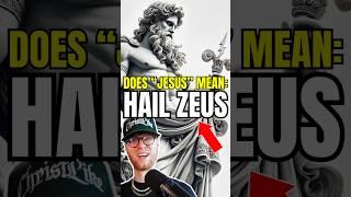 Does the Word “Jesus” Mean “Hail Zeus”⁉️ #christian #language #history #shorts