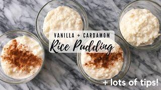 The BEST & Creamiest Rice Pudding - Leftover Rice Recipes - طريقة عمل رز بحليب - Episode 75