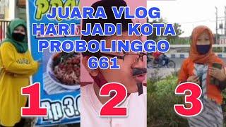 3 Pemenang Terbaik Vlog HARI JADI KOTA PROBOLINGGO Ke 661 Kategori Umum