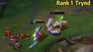 Rank 1 Tryndamere He Makes KR GM Look Like BRONZE *LEVEL 1 SOLO KILL*