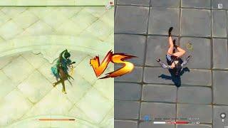 Genshin Impact Fall DMG vs Wuthering Waves Fall DMG Fall Damage Comparison