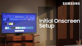 Setting up your TV for the first time using the Smart remote  Samsung US