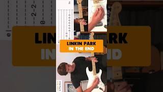 IN THE END Linkin Park Guitar Tutorial + Tab #shorts #guitar #tutorial