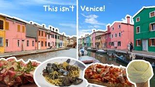 Colourful hidden gems near Venice  Burano Mazzorbo & Comacchio  Italy travel vlog