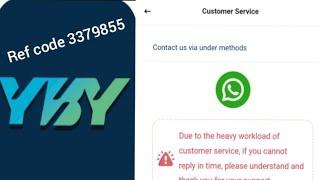 YBY FUND APP  Costumer service online  Earning App Online